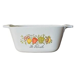 CORNING WARE Vintage P-43-B 700 ml “Spice of Life” Le Persil 5" Casserole Dish